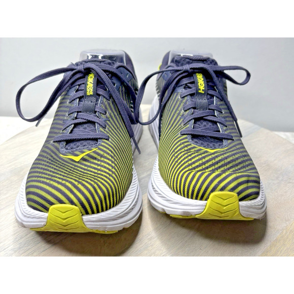 Size 8.5 - Hoka One One Rincon 2 Lime/Navy - Picture 2 of 9